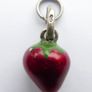 Beautiful Links of London Sterling Silver and Enamel Strawberry Charm, Stamped, Hallmarked Image 7