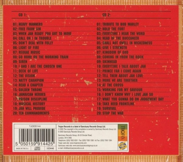 PRINCE FAR I  -  Heavy Manners: Anthology 1977 - '83  CD