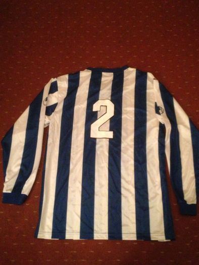 Set of 5 a side soccer jerseys.