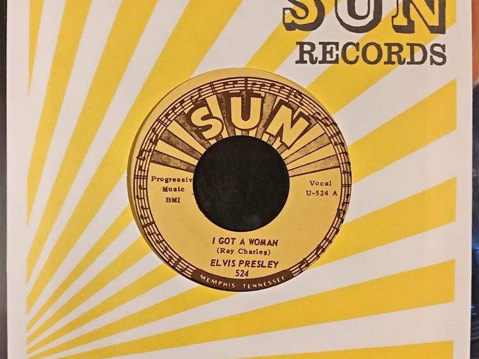 Elvis Presley I Got a Woman/I Love you Because-On Sun Label