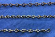 3 light vintage metal chains
