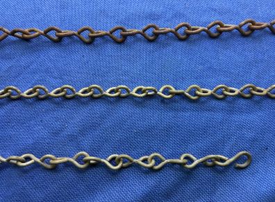 3 light vintage metal chains