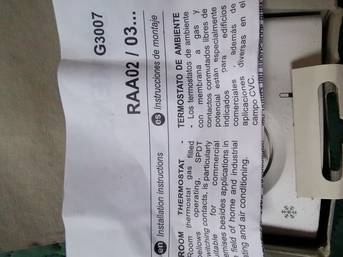 Siemens Thermostst still in box