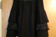 Monaco Black Mix Skirt. S.14. Beautiful  Skirt. New- No  Tag.