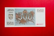 Lithuania  500  TALONU  1993  . Pick  46  Uncirculated