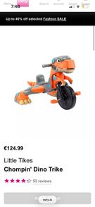 little tikes dino trike