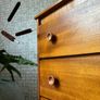 Vintage Retro Mid Century Teak Chest of Drawers Image 2