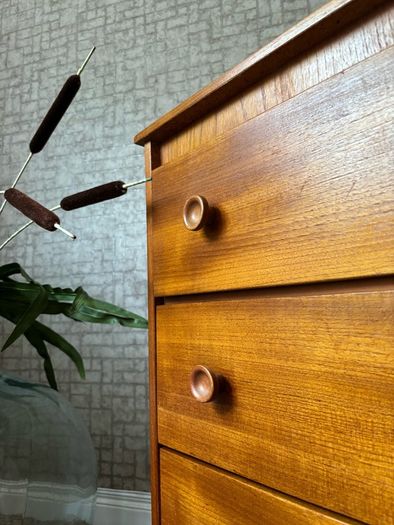 Vintage Retro Mid Century Teak Chest of Drawers