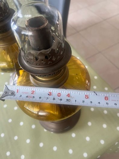 2 Vintage Oil Lamps