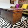 Wooden Blanket Storage Box Image 2