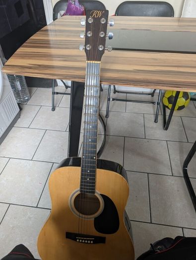 Three acoustic guitars