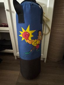 Kids Punching Bag with Gloves and Net Cover