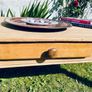 Antique Pine Coffee Table Rustic Farmhouse Country House Style Image 4