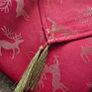 Red gold table runner Image 4