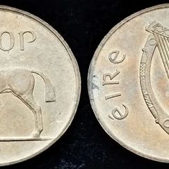 [#208] - Ireland 1986 | 20p | Twenty Pence | Horse | KM.25