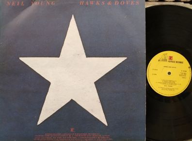 Neil Young - Hawks & Doves - Irish Press Lp