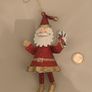 Metal Santa Christmas Decoration Image 2
