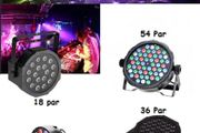 12/18/36 RGB LED Stage Light Par UP Down Uplight Downlight Downlighting Uplighting DMX-512 Lighting Laser Projector Party Club Disco DJ 12 18 36