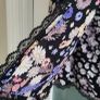 YUMI black floral print layered skirt Sz 12UK - Bnwt Rrp 34.99 Image 3