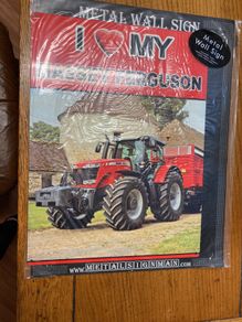 Tractor handmade metal signs