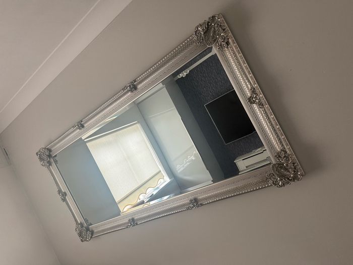 large silver Mirror