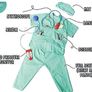 Kids surgeon role play unisex costume Image 4