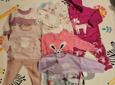 Baby girl bundle 6-9 months with summer sleeping bags