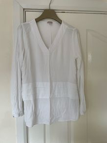 Ladies Blouse White Size 14