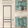 Open Wardrobe Coat Rack Metal Coat Rack with Adjustable Shelves and Clothes Rails Hooks Heavy Duty Separable Ink Black Image 2