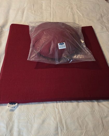 Complete 47 Piece Matching Meditation Studio Set Brand New (Tibetan Maroon