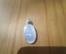 Silver mother of pearl pendant