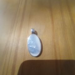 Silver mother of pearl pendant