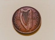 1937 Saorstat Eireann Penny