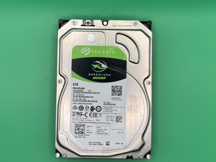Seagate Barracuda 6TB Desktop 3.5 Inch SATA Hard Drive