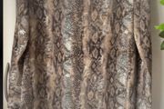 top savida animal print long tunic style top size 12