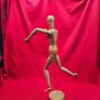 Old Wooden Mannequin , Cool Decoration , 45 cm tall Image 4