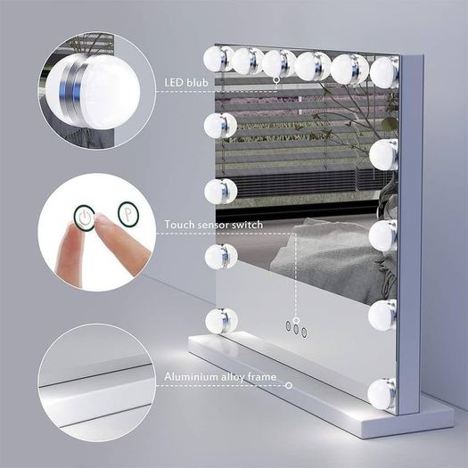SALE | Hollywood Large Makeup Vanity Mirror LED Lights (50x43cm)