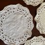 4 cotton embroidered doilies Image 2