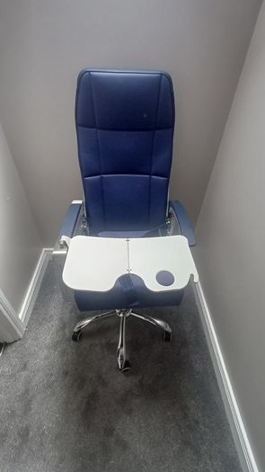 Airbus A320/A321 Aircraft Seat Swivel Office Chair | Genuine Airline Seat with Tray Table & Life Jacket