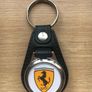 Brand new synthetic leather Ferrari key ring with shopping trolley token/coin Image 2