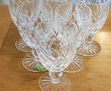 6 Waterford Crystal Sherry Glasses