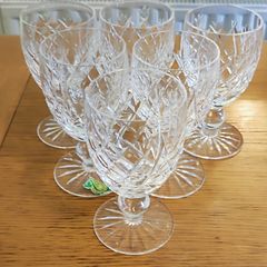 6 Waterford Crystal Sherry Glasses