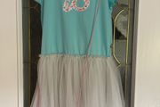 Billow blush dress age 12 with matching bag excellent condition!