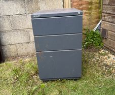 Metal filing cabinet