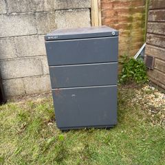Metal filing cabinet