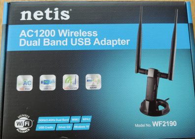 Netis AC1200 Wireless Dual Band USB Adapter