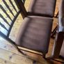 6 vintage mid century dining/ kitchen chairs . Teak Image 4