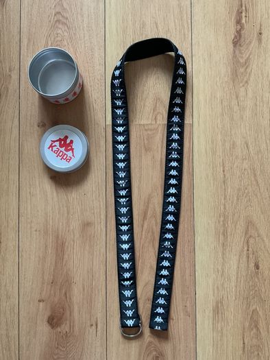 Kappa branded belt in tin size 130cm