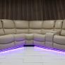 Rita Corner Electric Leather Recliner Sofa Image 2