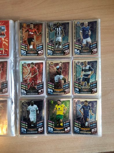 Huge Match Attax Binder Collection (2012/13) incl. Rare Gold Legends (Henry, Keane, Scholes)